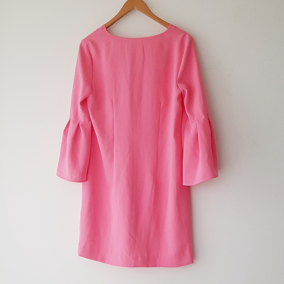 H&M Pink Bell Sleeve Shift Dress - Picture 7 of 7